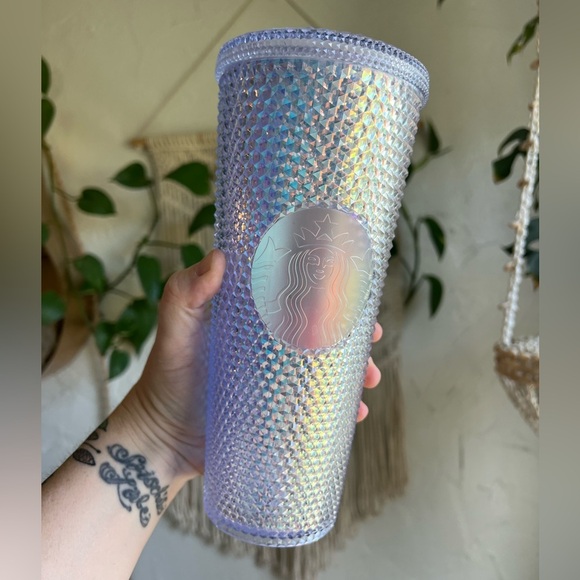 Starbucks 2018 Rainbow Iridescent Studded Unicorn Cold Cup Tumbler 24oz 🌈✨ - Picture 7 of 7